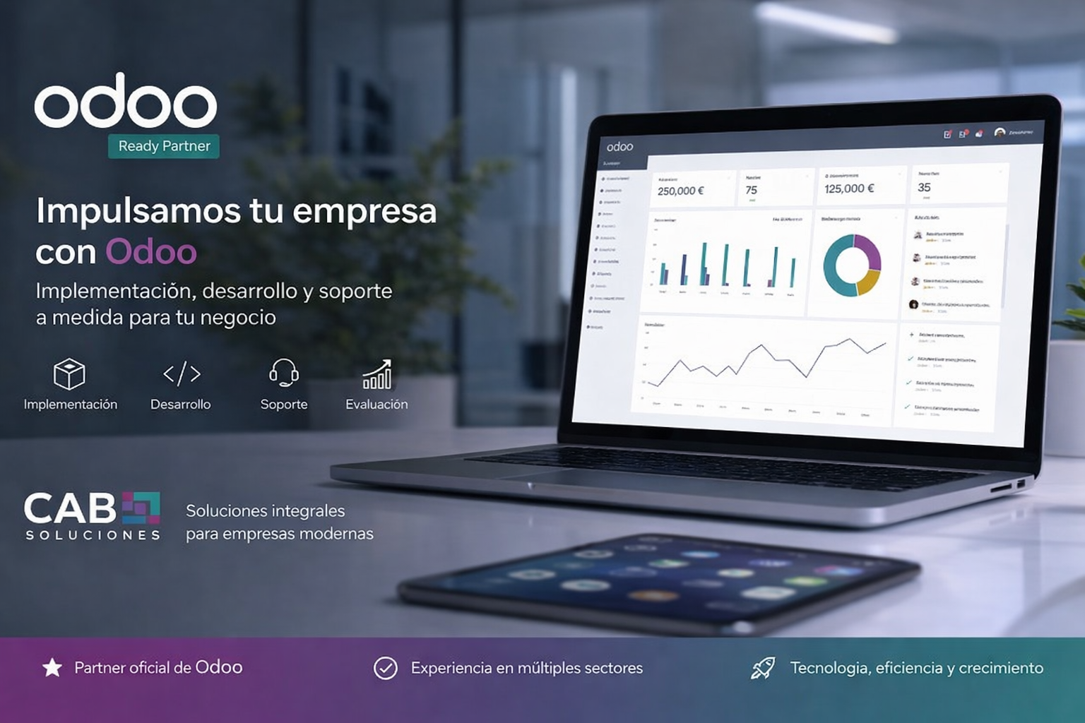 CAB – Soluciones, Partner Oficial Odoo